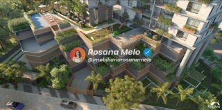 Edf. JARDINS ÂNGELA VIEIRA - 172m², 4 suítes com uma suítes master, 3 vagas, lazer completo