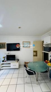 Edf. Boa Viagem Beach Flat, apartamento mobiliado, porteira fechada, 40m², 1 quarto, 1 vaga coberta, lazer completo em Boa Viagem.