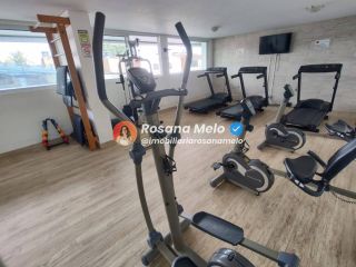 Edf. Morada Porto Nobre, apartamento alto, vista mar, 58m², 2 quartos (1 suíte), lazer completo, Piedade.