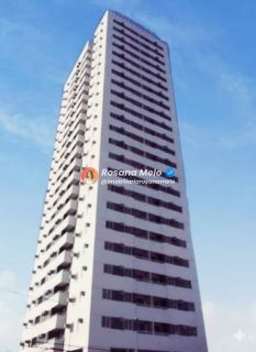 Edf. Morada Porto Nobre, apartamento alto, vista mar, 58m², 2 quartos (1 suíte), lazer completo, Piedade.