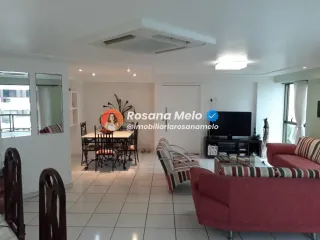 Edf. Mar Azul, apartamento 156m², vista mar, varanda, 4 quartos (2 suítes), 2 vagas, lazer completo, Boa Viagem.