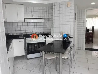 Edf. Mar Azul, apartamento 156m², vista mar, varanda, 4 quartos (2 suítes), 2 vagas, lazer completo, Boa Viagem.