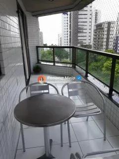 Edf. Mar Azul, apartamento 156m², vista mar, varanda, 4 quartos (2 suítes), 2 vagas, lazer completo, Boa Viagem.
