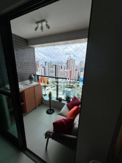 Oportunidade no edf Shopping Living,63m,3 quartos,lazer,andar alto,vista mar.