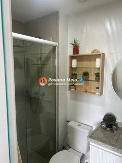 Oportunidade no edf Shopping Living,63m,3 quartos,lazer,andar alto,vista mar.