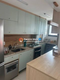 Oportunidade no edf Shopping Living,63m,3 quartos,lazer,andar alto,vista mar.