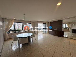 Edf. Manoel Carvalho, apartamento andar alto, nascente, 125m², varanda, 3 quartos (1 suíte master com banheira), 2 vagas cobertas, Boa Viagem