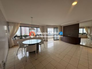 Edf. Manoel Carvalho, apartamento andar alto, nascente, 125m², varanda, 3 quartos (1 suíte master com banheira), 2 vagas cobertas, Boa Viagem