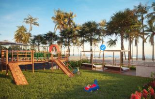 Edf. Terrazza, apartamento beira mar, 107m², 3 quartos (3 suítes), lazer completo, Piedade