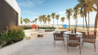 Edf. Terrazza, apartamento beira mar, 107m², 3 quartos (3 suítes), lazer completo, Piedade