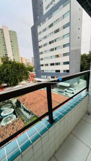 Edf. Maria Angelita, apartamento nascente, varanda, 58m², 2 quartos (1 suíte), 2 vagas cobertas e livres, lazer completo, Boa Viagem