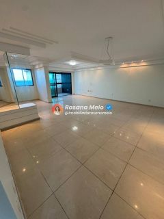 Edf. Amália Rodrigues, apartamento vista mar, andar alto, varanda, 175m², 3 quartos (3 suítes), lazer completo, Boa Viagem