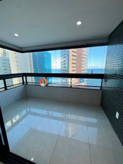 Edf. Amália Rodrigues, apartamento vista mar, andar alto, varanda, 175m², 3 quartos (3 suítes), lazer completo, Boa Viagem