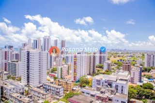 Edf Costa das palmeiras,melhor studio de Boa viagem,andar alto,vista mar,mobiliado