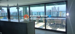 Edf Costa das palmeiras,melhor studio de Boa viagem,andar alto,vista mar,mobiliado