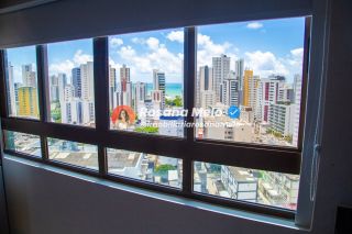 Edf Costa das Palmeiras,melhor compacto de Setubal,studio,mobiliado,andar alto,vista mar.
