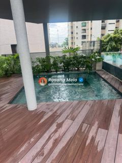 Edf. Alameda Brunehilde Trajano, apartamento andar alto, 180m², varanda, 4 quartos (4 suítes), 3 vagas, lazer completo, Boa Viagem