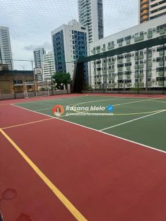 Edf. Alameda Brunehilde Trajano, apartamento andar alto, 180m², varanda, 4 quartos (4 suítes), 3 vagas, lazer completo, Boa Viagem