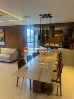 Edf. Alameda Brunehilde Trajano, apartamento andar alto, 180m², varanda, 4 quartos (4 suítes), 3 vagas, lazer completo, Boa Viagem