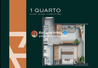 Edf. Elevare 1340 Smart Home, 26m², 1 quarto, sala, 1 vaga, lazer completo, Boa Viagem.