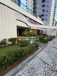 Edf. Augusto Lins e Silva, 125m², sala para 3 ambientes, 3 quartos (3 suítes), 2 vagas cobertas, lazer completo, Boa Viagem
