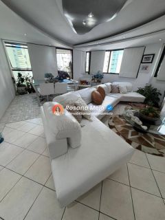 Edf. Augusto Lins e Silva, 125m², sala para 3 ambientes, 3 quartos (3 suítes), 2 vagas cobertas, lazer completo, Boa Viagem