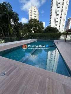 Edf. Míriam Dubeux, apartamento andar alto, 186m², 3 (suítes), 3 vagas cobertas, lazer completo, Boa Viagem.