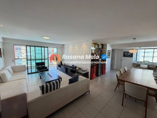 Edf. José Paes de Andrade, apartamento nascente, 164m², 3 (suítes sendo 1 master com banheira), 3 vagas, lazer completo, Boa Viagem.
