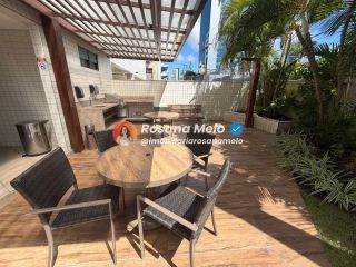 Edf. José Paes de Andrade, apartamento nascente, 164m², 3 (suítes sendo 1 master com banheira), 3 vagas, lazer completo, Boa Viagem.