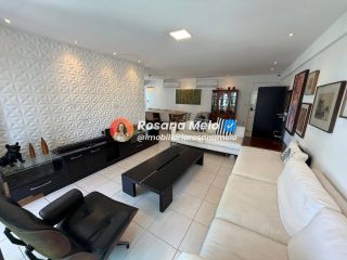 Edf. José Paes de Andrade, apartamento nascente, 164m², 3 (suítes sendo 1 master com banheira), 3 vagas, lazer completo, Boa Viagem.