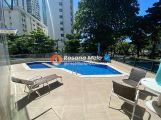 Edf. QUEBRA MAR , apartamento 160 m², vista mar, varanda, 3 quartos (2 suítes), 2 vagas, lazer completo, Boa Viagem.
