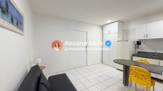 Flat no Studio Everest com 29m² na praia do Pina a 30 metros da mar |  Porteira Fechada