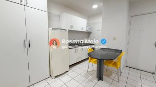 Flat no Studio Everest com 29m² na praia do Pina a 30 metros da mar |  Porteira Fechada