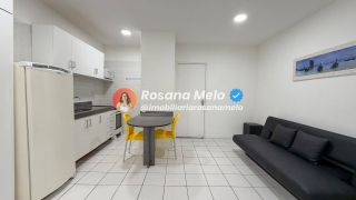 Flat no Studio Everest com 29m² na praia do Pina a 30 metros da mar |  Porteira Fechada