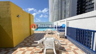 Flat no Studio Everest com 29m² na praia do Pina a 30 metros da mar |  Porteira Fechada