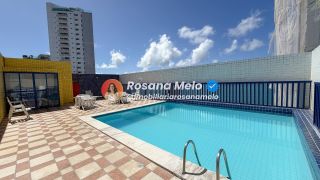 Flat no Studio Everest com 29m² na praia do Pina a 30 metros da mar |  Porteira Fechada
