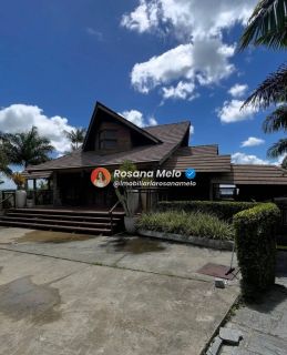 Cond. Asa Branca, casa com vista para o vale, 500m², varanda, 5 suítes, área de lazer, Gravatá