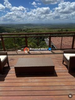Cond. Asa Branca, casa com vista para o vale, 500m², varanda, 5 suítes, área de lazer, Gravatá