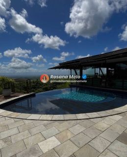 Cond. Asa Branca, casa com vista para o vale, 500m², varanda, 5 suítes, área de lazer, Gravatá