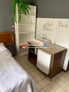 Edf. Costa Mar by Atlântica, stúdio mobiliado beira mar, 30m², varanda, lazer completo, Piedade