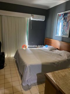 Edf. Costa Mar by Atlântica, stúdio mobiliado beira mar, 30m², varanda, lazer completo, Piedade