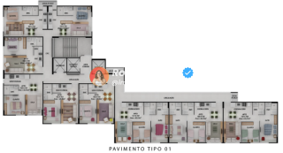 Edf. Golden Club Home Service, 29m², 1 quarto, lazer completo, Boa Viagem.