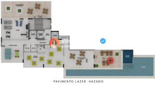 Edf. Golden Club Home Service, 29m², 1 quarto, lazer completo, Boa Viagem.