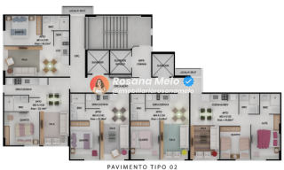 Edf. Golden Club Home Service, 45m², 2 quartos (1 suíte), lazer completo, Boa Viagem.