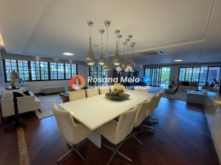 Casa 500m², 5 quartos (3 suítes), piscina, área gourmet, campinho, 4 vagas, Apipucos