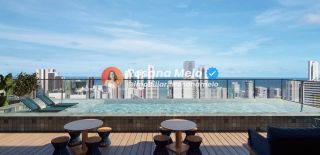 Edf. Millennium Urban Home, studio 24,58m² a 27,25m², 1 vaga, lazer completo, Boa Viagem.