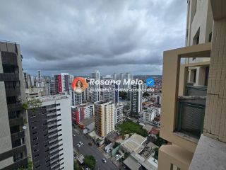 Edf Caesar Tower Double flat na beira mar de Piedade,andar alto,mobiliado.
