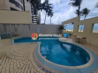 Edf Caesar Tower Double flat na beira mar de Piedade,andar alto,mobiliado.