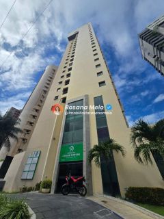 Edf Caesar Tower Double flat na beira mar de Piedade,andar alto,mobiliado.
