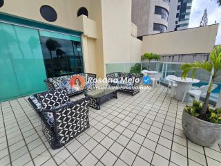 Edf Caesar Tower Double flat na beira mar de Piedade,andar alto,mobiliado.